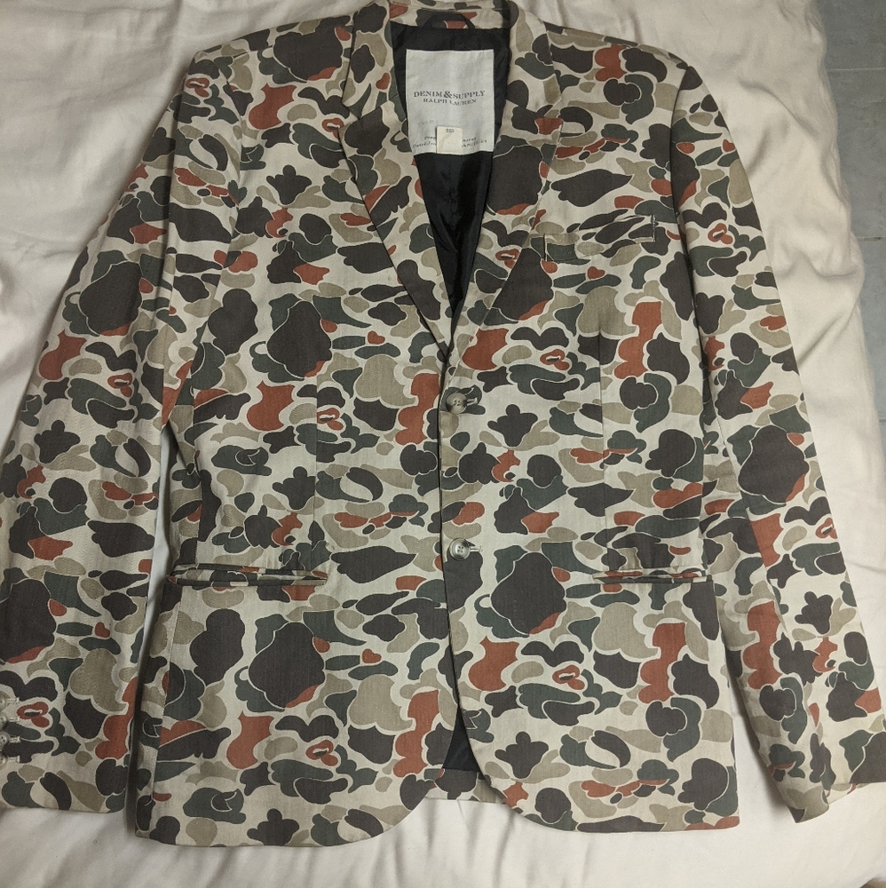 Denim & Supply Ralph Lauren Camo Blazer